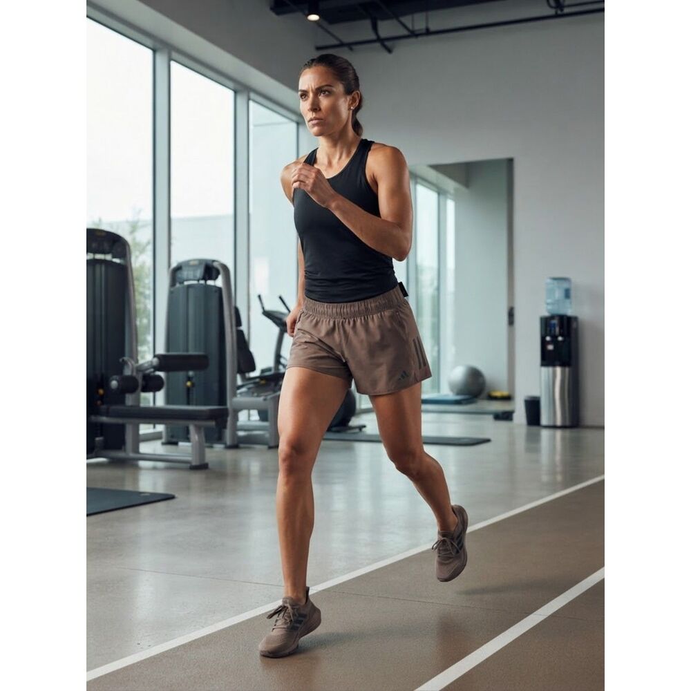 Adidas Brown Running Shorts Women's Size M NWT